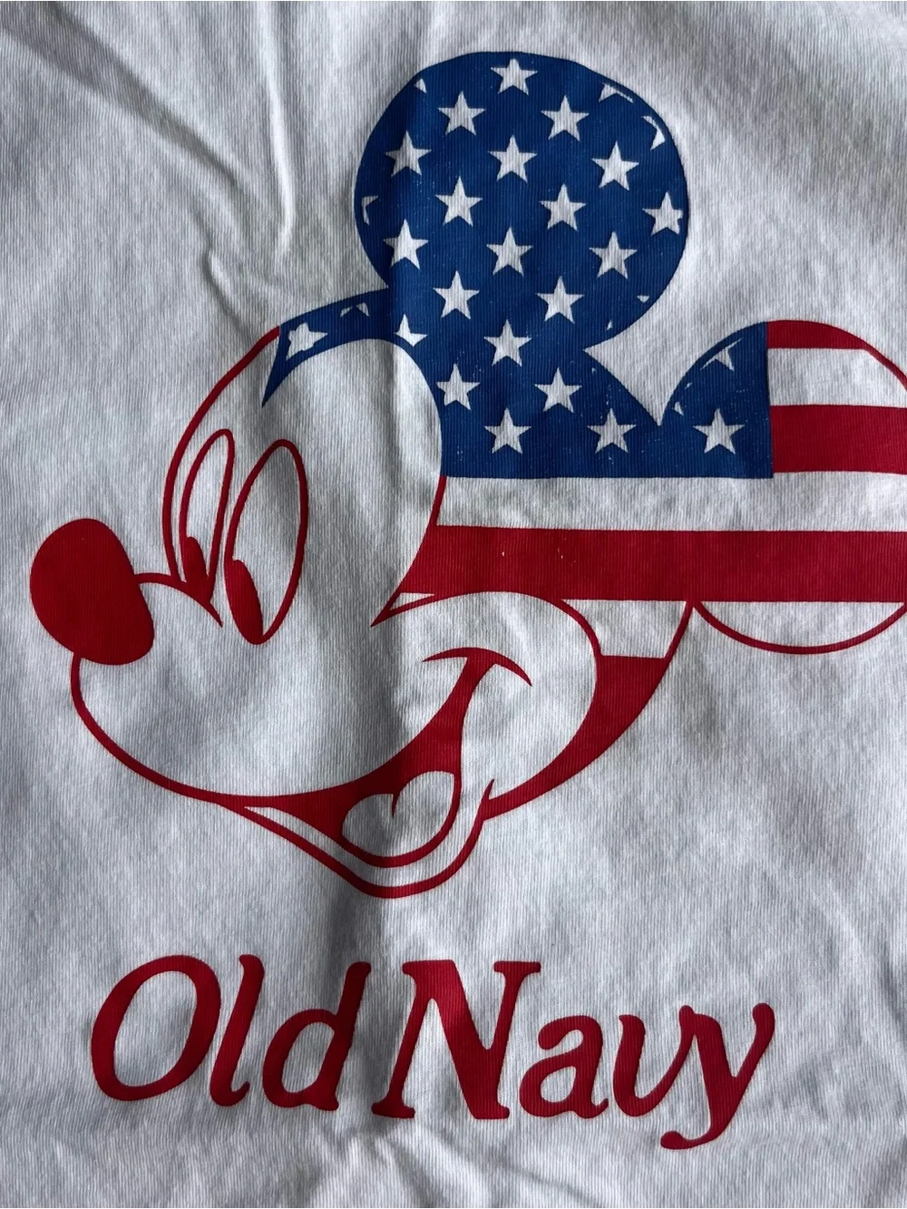 Old Navy Mickey Mouse Americana Tank Top Boys Size XL Sleeveless Shirt